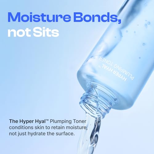 re:nk Hyper Hyal Plumping Toner for Glass Skin and Skin Flooding - Daily Facial Toning Water with Hyaluronic Acid and Panthenol – for Makeup Prep and Texture Refinement - Korean Skincare (6.76 fl oz)