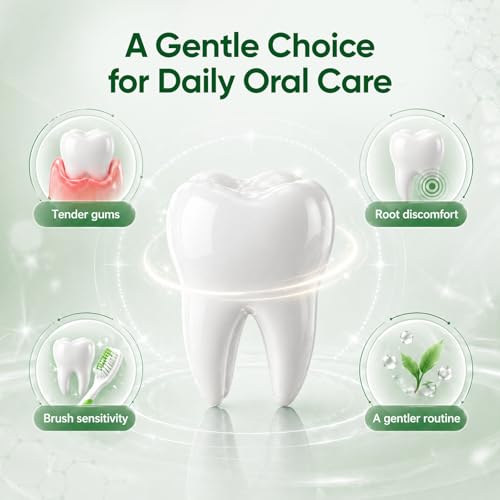 Collagen Tooth Powder, Collagen Gum Powder with Hydroxyapatite & Natural Vitamins for Daily Gumline Care, Peppermint Oral Care Powder for Brushing Routine, 1.76oz