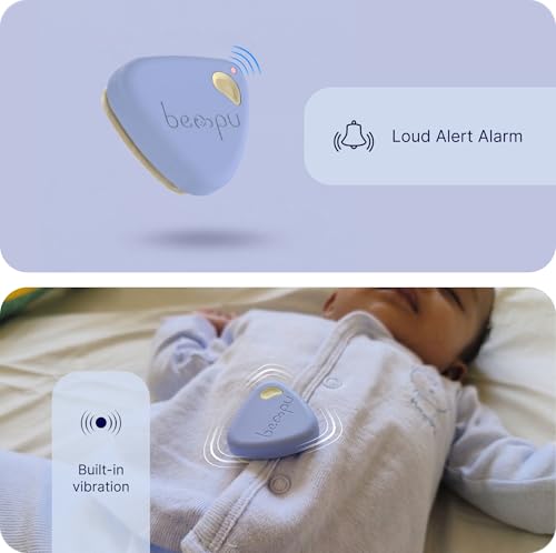 Baby Movement Monitor - Sleep Monitor with Gentle Vibration Alerts Yellow