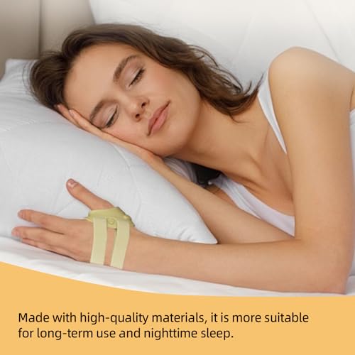 CMC Thumb Brace, Osteoarthritis Thumb Splint(Right Hand,Khaki,L) Khaki-Right Hand Large