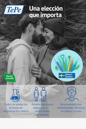 TePe Original Interdental Brush, 0.45 mm, for Cleaning Teeth Gaps, 20pcs Orange