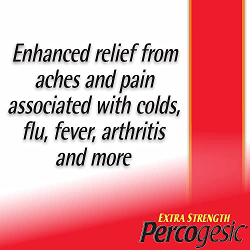 Percogesic Extra Strength Pain Relief, Dual Action Caplets, 60 Count 60 Count (Pack of 1)