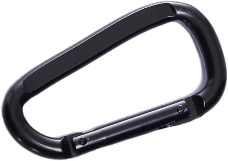 Battle Rope Anchor Strap Kit | Heavy Duty Reinforced Nylon | Easy and Fast Setup | Stops Rope Damage | Stainless Steel Carabiner | Includes Exercise Guide | Black with White Stripe - BeesActive Australia