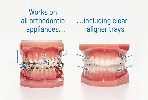 ORVANCE Braces Flosser 2 Pack & OrthoDots Clear 2 Pack – Clean and Protect Your Orthodontics
