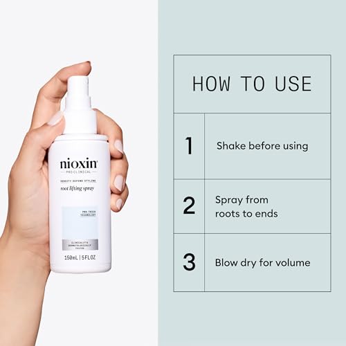 NIOXIN Density Defend Styling Collection | Texturizes and Volumizes Styling Root Lifting Spray