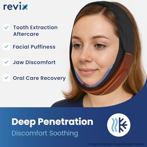 REVIX 30-Min Wisdom Teeth Ice Pack Head Wrap with 3-Layer Gel Cooling