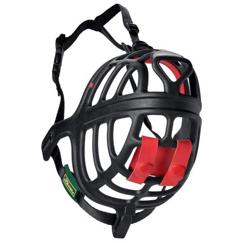 HUNTER ALBURY dog muzzle, with removable poison bait protection, 3, black