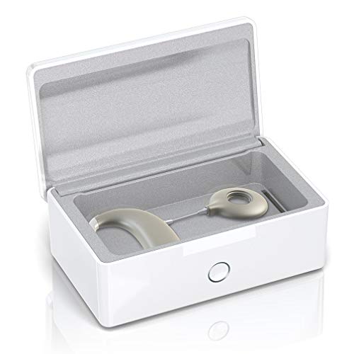 PerfectDry Q.R. 45 min. Ultra Fast Hearing Aid Dryer & Dehumidifier Accessory | Dry Box Kit | Removes Sweat & Moisture from Hearing Aids, Wireless Earbuds, Ear Amplifiers, Cochlear Implants