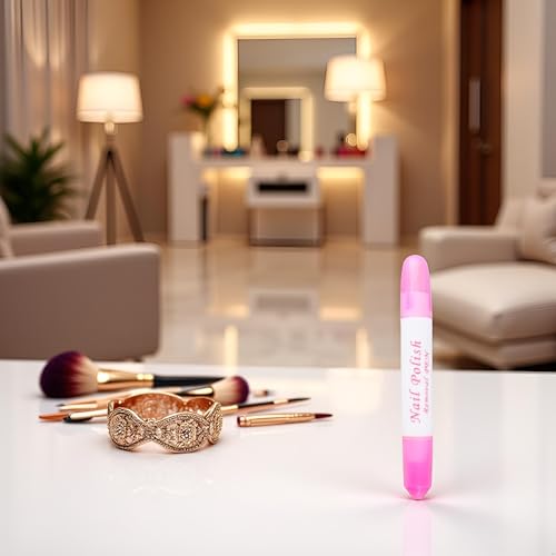 1Pc Nail Erase Pen Removable Head Nails Polish Cleaning Plastic Manicure Corrector Pens for Manicure Fingernail Home Salon Use Nails Polish,Foot, Hand and Nails Care Nail Art Pens (Pink 6g)