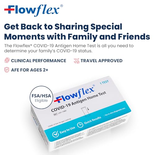 Flowflex COVID Home Test Kit (5 Test) 1 Pack, 5 Tests