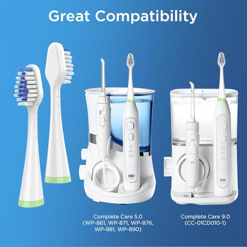 Toothbrush Replacement Heads for Waterpik, and 4PCS Replacement Heads for Waterpik
