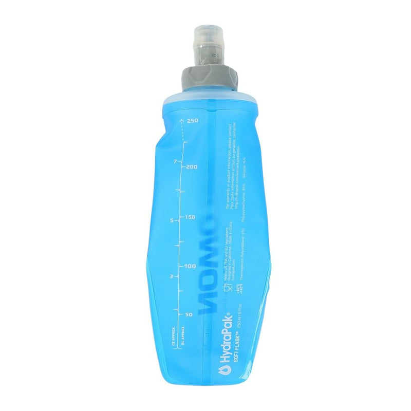 Salomon Soft Flask 250 ml / 8 Ounce Hydration Accessory - Clear Blue