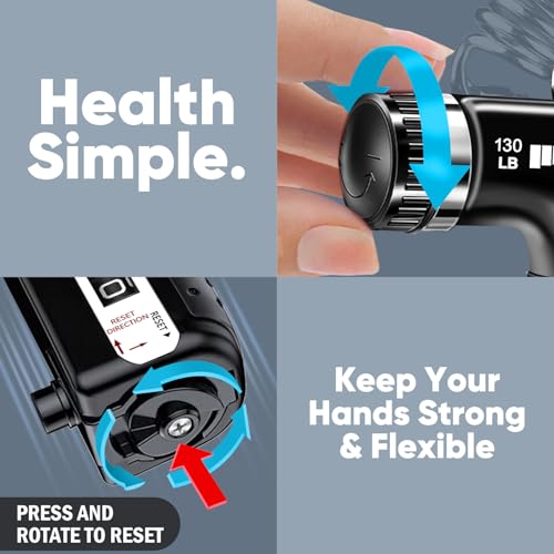 HiKeep Grip Strength Trainer (2 Pack), Finger Wrist Hand Grip Strengthener Pink