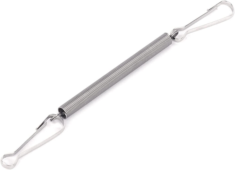 Silver Spring with 2 Clips Used Singly Or in Combination to Hold Rabbit Water Dispenser Drinking Bottle for Small Animals Metal Spring Clips and Fasteners Feeding and Watering Supplies - BeesActive Australia