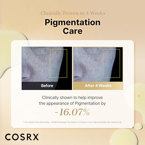COSRX 13% Pure Vitamin C Serum for Face, Hydrating Facial Serum, 0.67 oz