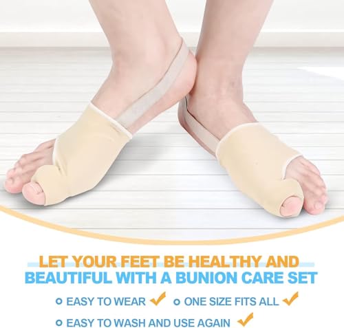 【ONE PAIR】 Bunion Corrector & Adjustable Toe Spacer for Women