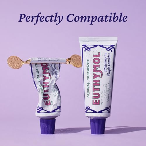 EUTHYMOL Vintage Whitening Duo - Whitening Toothpaste & Gold Tube Squeezer
