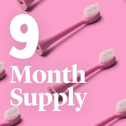Made by Dentists PRO‑X Sonic Electric Toothbrush for Adults – 70‑Day Battery on One Charge, Dentist‑Designed Whitening Rechargeable Toothbrush, 3 Brush Heads & Travel Case, 3 Modes, Pink
