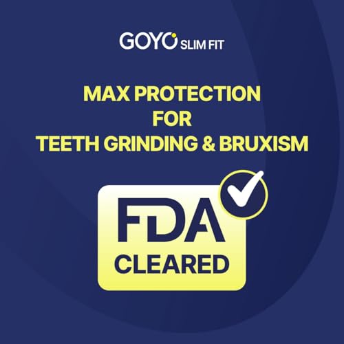 GOYO Slim FIT Pack of 4 Mouth Guard for Clenching Teeth at Night with Thermo Checker & Dental Case | Night Guards for Teeth Grinding