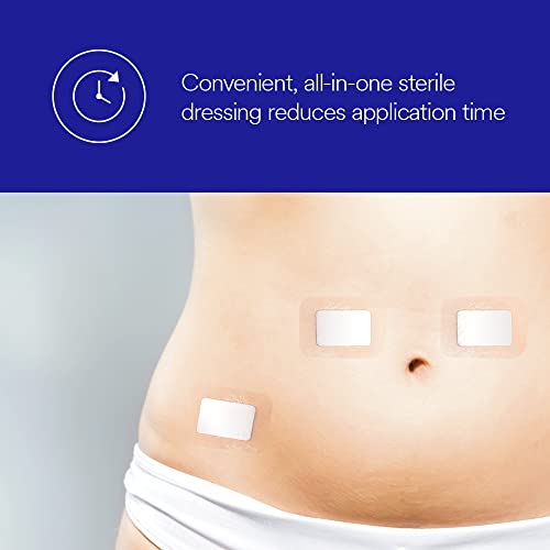 3M™ Tegaderm™ +Pad Film Dressing with Non-Adherent Pad, 3586