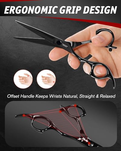 Professional Hair Cutting Scissors Kit, Hair Shears & Thinning Shears Set Hair Scissors Set