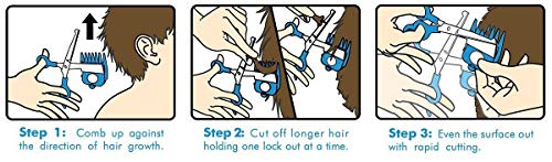 Calming Clipper, The Silent Haircutting Kit for Children with Autism and Sensory Sensitivity, Right-Handed 20pc Right Handed Kit