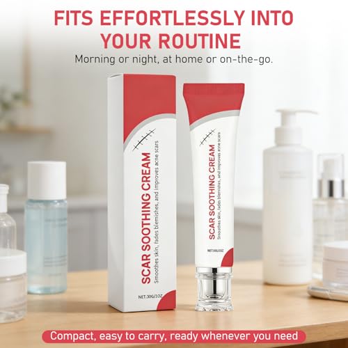 Scar Soothing Cream & Smoothing Cream for Scars,Improve scars （2 PCS）