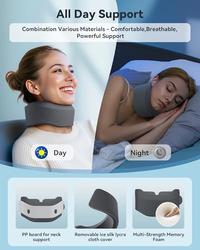 Neck Brace for Sleeping, for Relief Neck Pain and Provide Neck Support