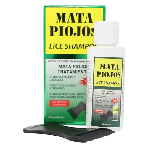Mata Piojos Lice Shampoo, Maximum Strength Treatment, 2-Pack