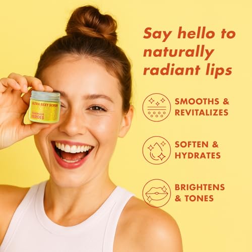 Handmade Heroes Turmeric Vitamin C Lip Scrub, 2 pack