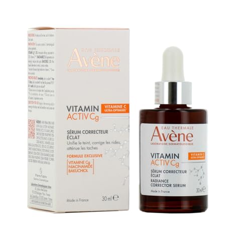 Avène Vitamin Activ Cg Brightening Serum, Vitamin C + Niacinamide, 1 fl oz
