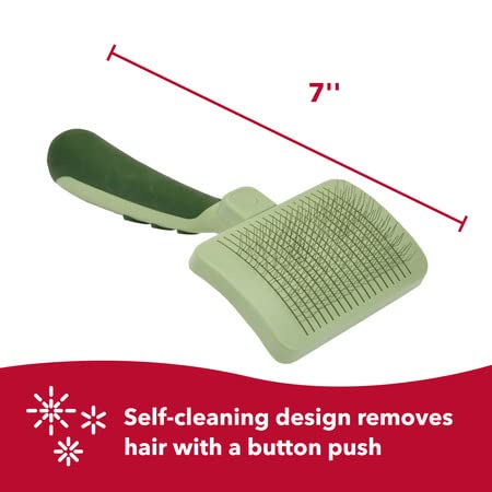 Coastal Pet Safari - Cat Self-Cleaning Slicker Brush - Cat Grooming Supplies Pack of 1 - BeesActive Australia