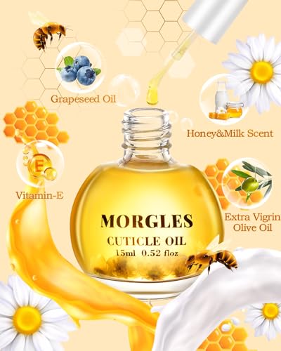 MORGLES Nail File and Buffer Blocks with Nail Care Kit Milk & Honey