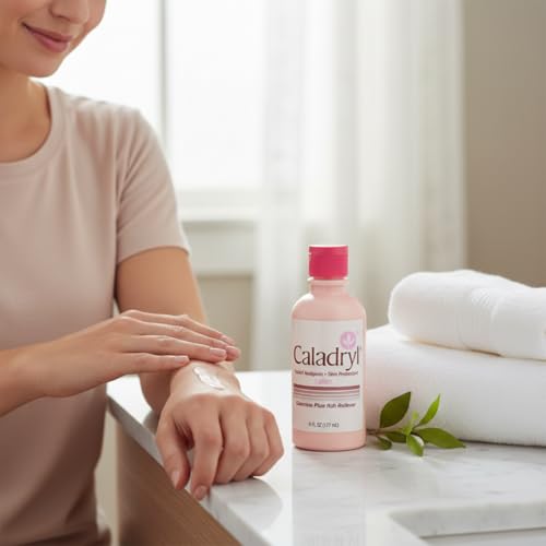 Caladryl Calamine Lotion for Itching, Insect Bites & Poison Ivy, 6 Fl Oz 6 Fluid Ounces 1