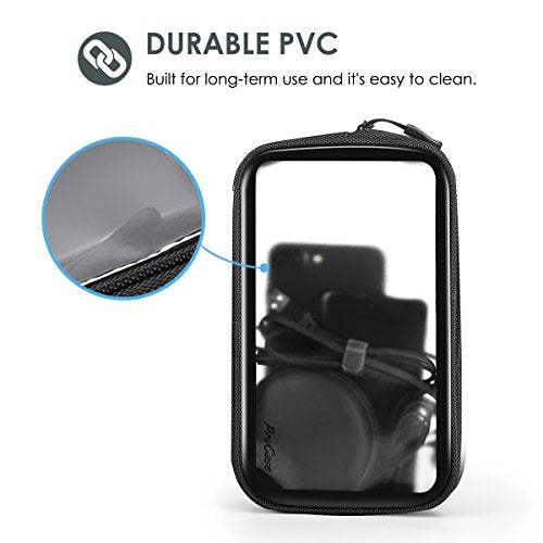 ProCase Gadgets Bag Pouch Electronics Accessories Organizer Travel Gear Storage Case Bag Bundle with Toothbrush Travel Case for Oral-B Pro 1000 1500 3000 5000 7000