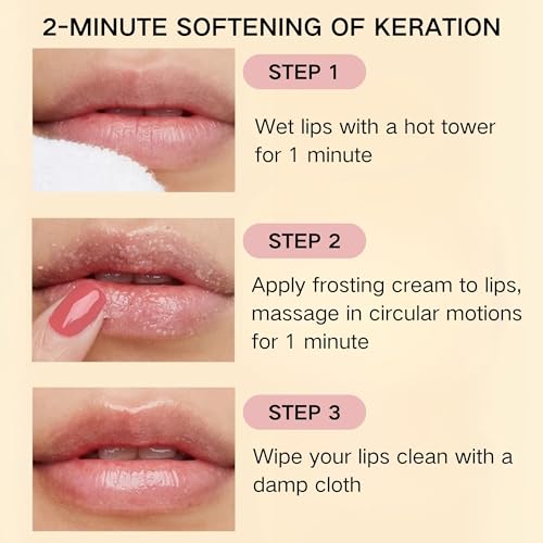 Turmeric Lip Scrub, Lemon Turmeric Lip Exfoliator for Chapped Dry, Lips, Eliminate Lip Lines, Natural Nourish Sugar Lip Scrub with Aloe Vera, Deep Hydration Moisturization Lip Balm for Dark Lips