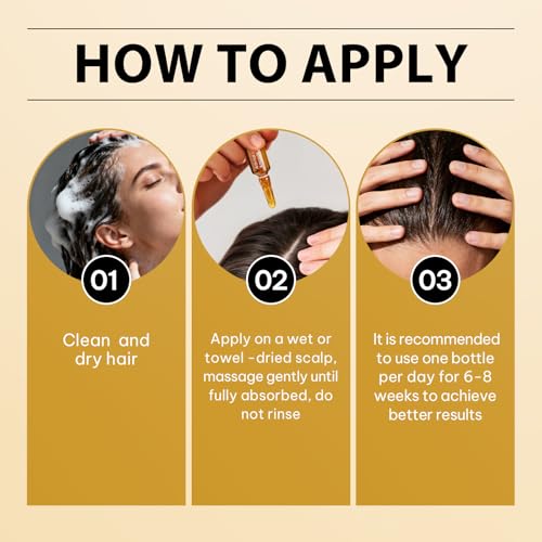 Nuspa Rejuvenating Revitalizing Anti Hair Loss Ampoules Treatment,Stabilizing Barrier Scalp, Follicles Hair Growth Serum For Men Women