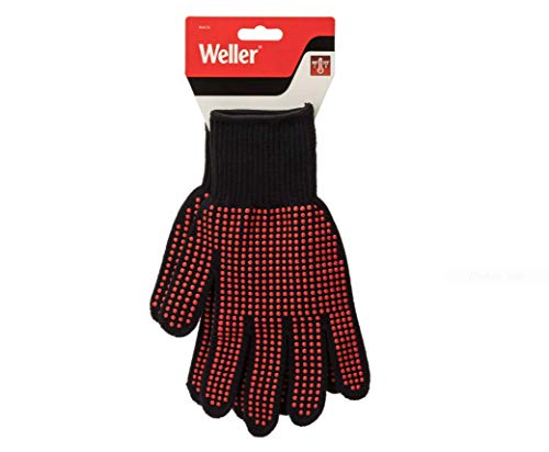 Weller Heat Resistant Gloves, One Size (WLACCSG-02) Black One Size (2 Count)