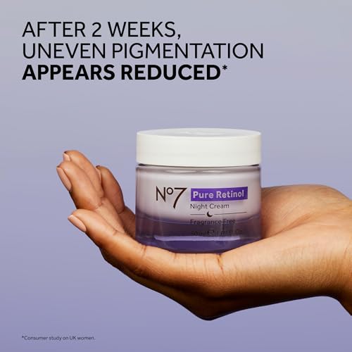 No7 Pure Retinol Night Cream, 1.69 Fl Oz 1.69 Fl Oz (Pack of 1)
