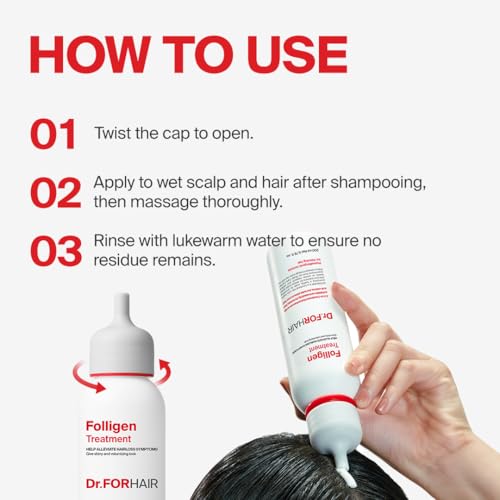 DR.FORHAIR Folligen Treatment 6.76 fl oz 6.76 Fl Oz (Pack of 1) Nozzle bottle