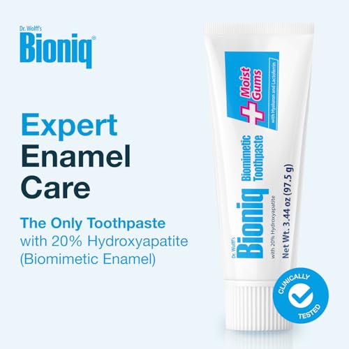 Bioniq Plus Moist Gums 20% Hydroxyapatite Toothpaste 3.44 Ounce (Pack of 3)