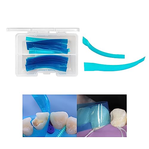 Dental Matrix Bands, Dental Sectional Contoured Matrices Strip Resin Restoration Matrix Band for Anterior Thickness 0.05mm Dentistry Materials