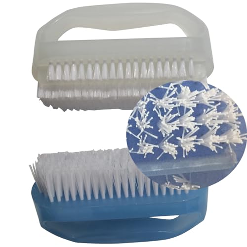Nail Brushes X 2 for Cleaning, Soft Nylon Bristle Scrub Set