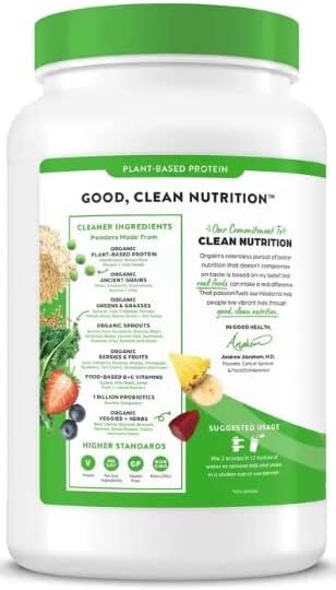 ORGAIN Superfood Organic Protein Powder Chocolate Flavor 1200g - BeesActive Australia