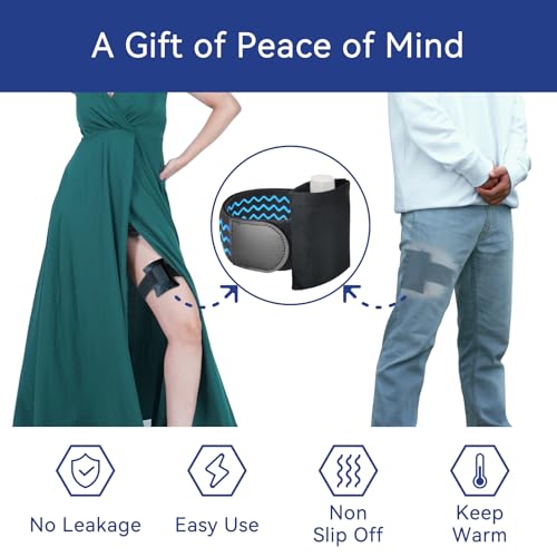 Urine Test Complete Kit - Smaller 3oz Translucent Empty Bottle, Non-Falling and Hi-Stretch Leg Strap, Urine Test Temperature Strips and Velvet Lining Sample Bag, Urine Test Practice Kit at Home Screw cap