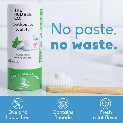 The Humble Co. Chewable Toothpaste Tablet with Fluoride - Mint