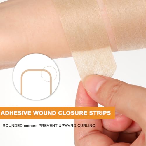 Skin Wound Closure Strips Breathable Sterilie Wounds Closure Bandage 30 Plasters 21x100mm Stitch Free Laceration Repair Tape