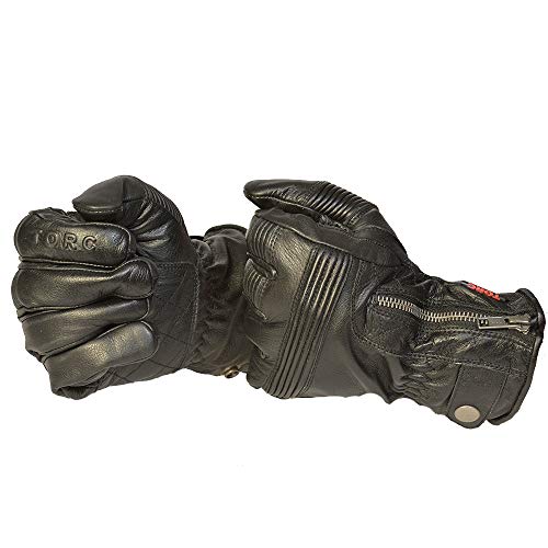 TORC Mens Street Motorcycle Gloves X-Small Cajon Black