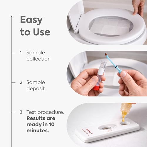COLONOX At-Home Colon Screening Test Kit, Fecal Occult Blood Test, 2 Tests 2 Pack