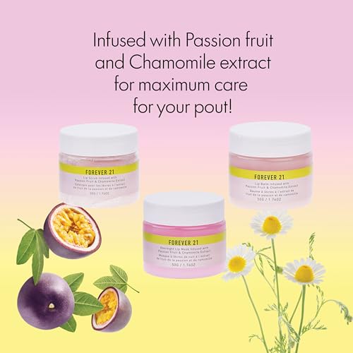 3pc Lip Care Kit - Lip Scrub, Overnight Lip Mask & Daily Lip Balm